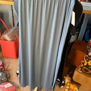 LulaRoe Kayla Elegant Blue  Maxi Skirt